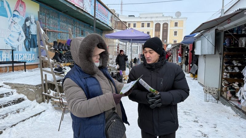 Орал қаласында «Таза Қазақстан» экологиялық акциясы аясында түсіндіру жұмыстары жүргізілді