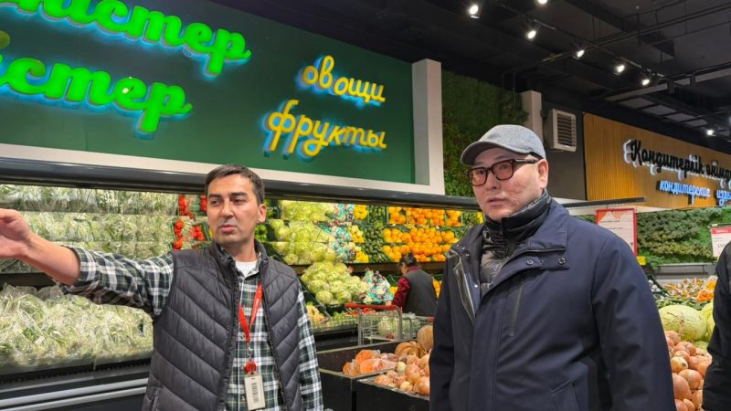 Арман Шаққалиев сауда желілеріне мониторинг жүргізді