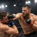 Бір минутқа жетпеді: Жалғас Жұмағұлов қарсыласын ауыр нокаутқа жіберді