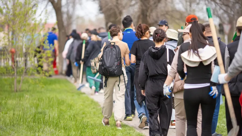 Батыс Қазақстан облысында ірі кәсіпорындар «Таза Қазақстан» экологиялық акциясына қосылды