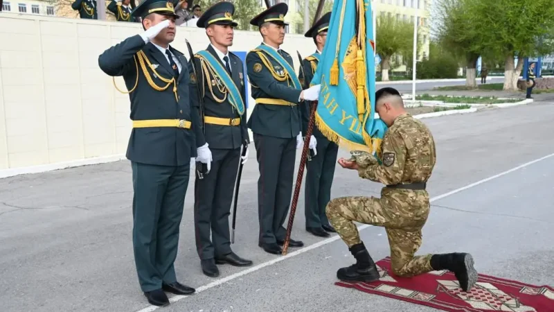 Гвардейск гарнизонында 600 сарбаз әскери-есептік мамандықты меңгерді
