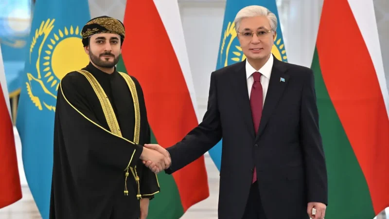 Тоқаев Оман өкілін қабылдап, экономикалық ынтымақтастықты талқылады