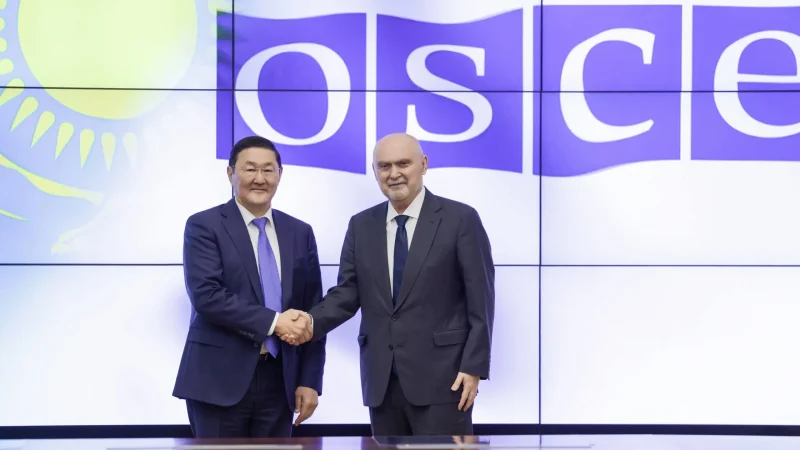 Бас прокурор ЕҚЫҰ өкіліне Қазақстандағы құқықтық реформаларды таныстырды