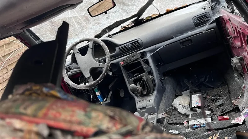 Түркістанда жол апаты: үш оқушы көлік ішінде қаза тапты