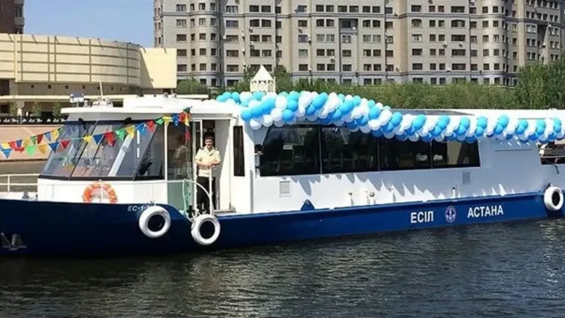 Астанада Есіл бойымен кемелер 1 мамырдан бастап жүре бастайды