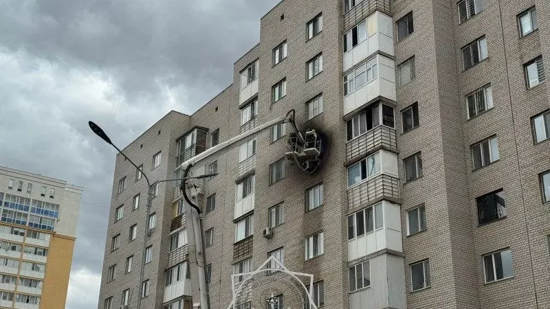 Астанада 10 қабатты үйде өрт: тұрғындар эвакуацияланды