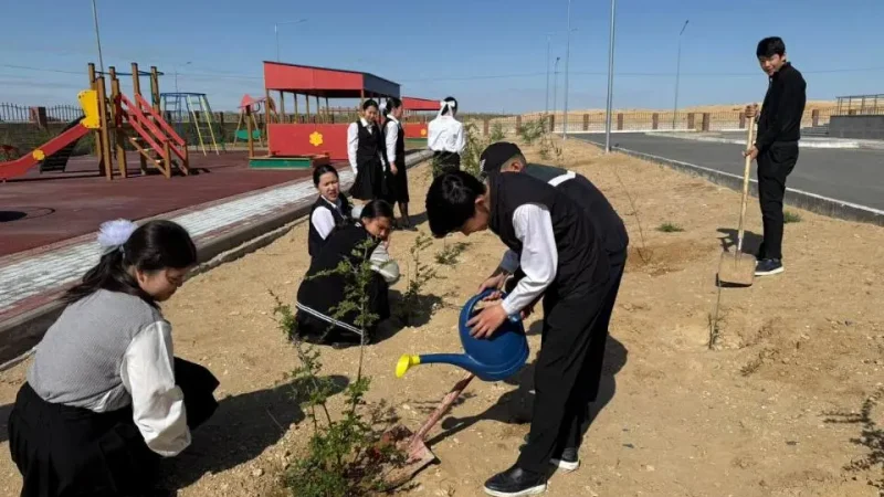 «Келешек» оқушылары «Таза Қазақстан» акциясына үлес қосты