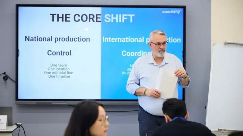 Euronews академиясы Астанада журналистерге шеберлік сабағын өткізді