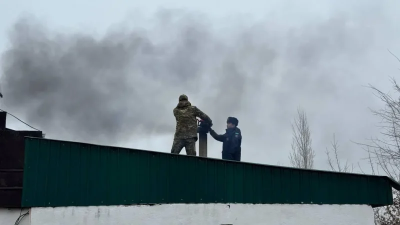 Жылыту маусымында өрт 16%-ға азайды: қауіпсіздік шаралары нәтиже берді