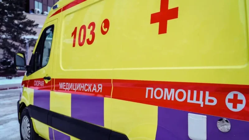 Рудныйда жедел жәрдем көлігі жаяу жүргіншіні қағып кетті: арнайы дабыл қосулы болған