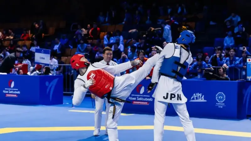 Оралдық таеквондошы Эльдар Бірімбай Азия чемпионатында қола жүлде алды