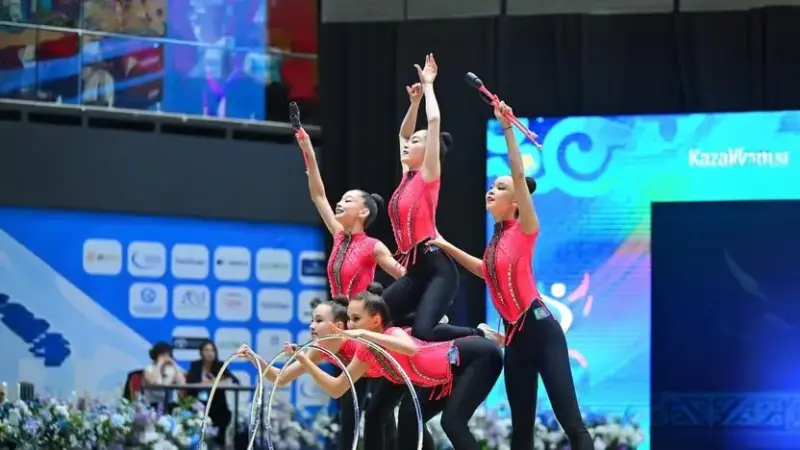 Қазақстан көркем гимнастикадан Азия чемпионатында күміс алды