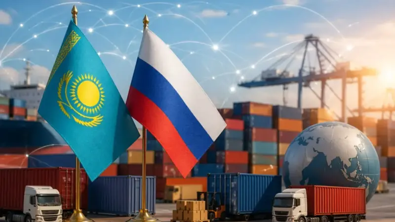 Қазақстан мен Ресей арасындағы сауда 16%-ға өсті: 6,46 млрд доллар