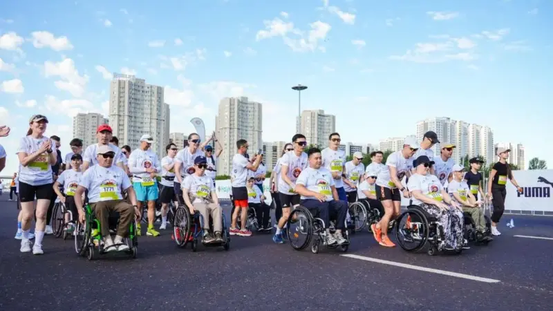 Параатлеттер Astana Half Marathon жарысына қатысты