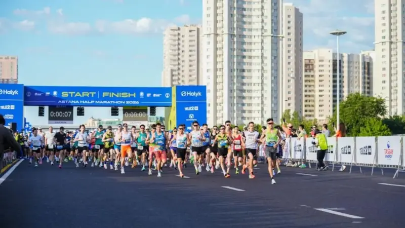 Astana Half Marathon 2026: бесінші мерейтойлық жарыста шетелдіктер рекорды жаңарды