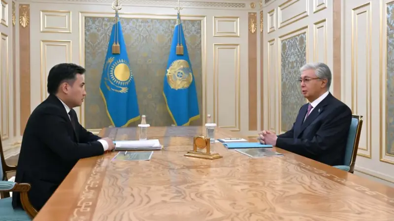 Президент Еңбек министрі Асқарбек Ертаевты қабылдады