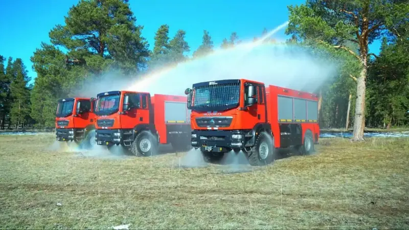 Қазақстанда орман өртін сөндіруге арналған бірегей өрт сөндіру көлігі жасалды