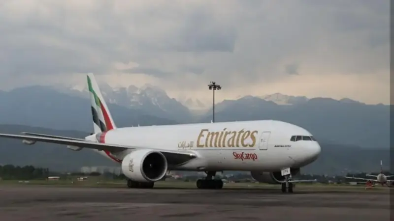 Emirates SkyCargo-ның алғашқы жүк рейсі Алматыға келді