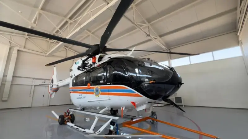 Балқашта жаңа AIR-112 тікұшағы кезекшілікке кірісті