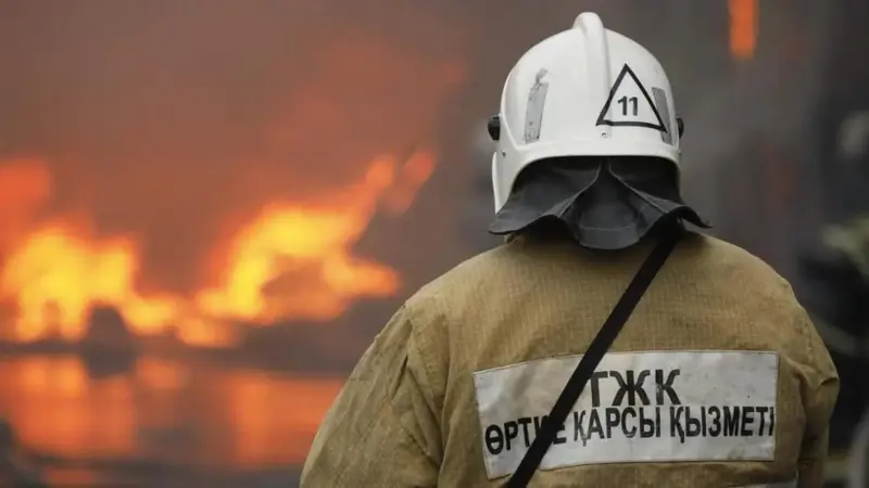 Астанадағы қоқыс үйіндісінде өрт шықты