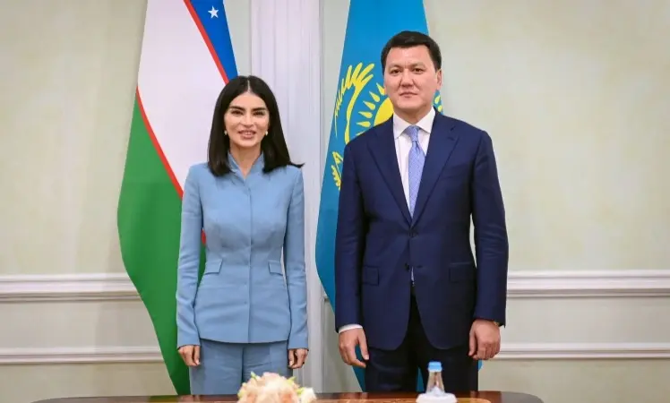 Ерлан Қарин Өзбекстан Президенті Әкімшілігінің Басшысы Саида Мирзиёевамен кездесті